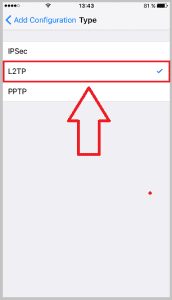 buy l2tp for IOS
