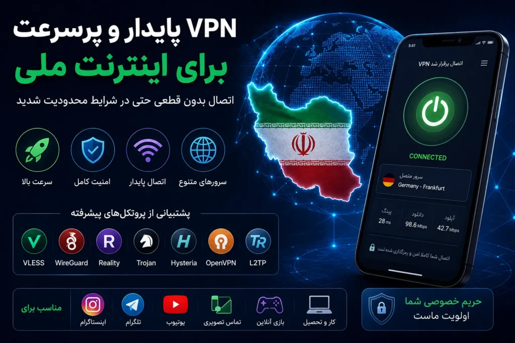 خرید وی پی ان برای نت ملی